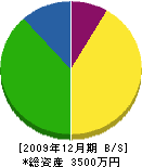 ワタナベ工業 貸借対照表 2009年12月期