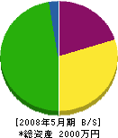 亀井工業 貸借対照表 2008年5月期