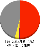 日本技建 損益計算書 2012年3月期