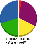 長谷川土木 貸借対照表 2009年10月期