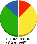 赤阪電気工業 貸借対照表 2011年12月期