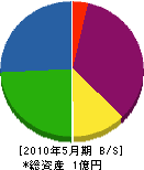 桜井組 貸借対照表 2010年5月期