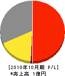 上村工業 損益計算書 2010年10月期