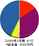 伊藤園芸 貸借対照表 2009年3月期