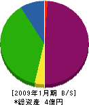 坂本建設 貸借対照表 2009年1月期