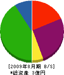 伊藤インテリア 貸借対照表 2009年8月期