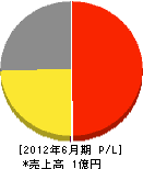 富士箱根緑化 損益計算書 2012年6月期