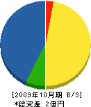 丸山建設 貸借対照表 2009年10月期