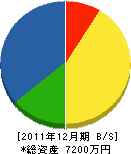 清水電機店 貸借対照表 2011年12月期 清水電機店 貸借対照表 2011年12月期
