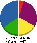 唐澤工務店 貸借対照表 2012年12月期