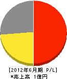 黒田グリーン開発 損益計算書 2012年6月期