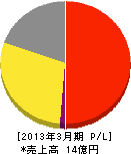 町田清掃社 損益計算書 2013年3月期