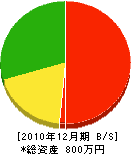 大濱管工業 貸借対照表 2010年12月期