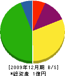 花崎建設 貸借対照表 2009年12月期