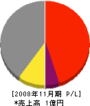 松本土木 損益計算書 2008年11月期