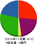 アジアベンチャ 貸借対照表 2010年11月期