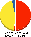 野村ペイント 貸借対照表 2010年12月期