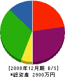 高橋塗装工業 貸借対照表 2008年12月期