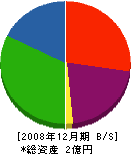 今井組 貸借対照表 2008年12月期