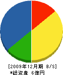 朝日舗道 貸借対照表 2009年12月期