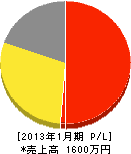 吉田電気商会 損益計算書 2013年1月期