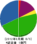 鈴木鋼業 貸借対照表 2012年6月期