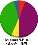 斎藤重機建設 貸借対照表 2010年8月期