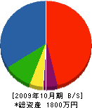 岬電気工業 貸借対照表 2009年10月期