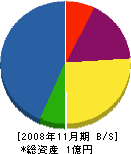 中崎建設 貸借対照表 2008年11月期