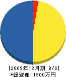 妹塚建設 貸借対照表 2009年12月期