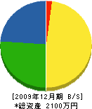 新井電器 貸借対照表 2009年12月期