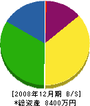 細田電機 貸借対照表 2008年12月期