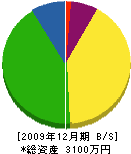石津緑地建設 貸借対照表 2009年12月期