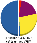 髙野工務店 貸借対照表 2009年12月期