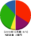長谷川工業 貸借対照表 2010年12月期