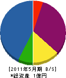 浅中錦松園 貸借対照表 2011年5月期