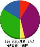 昭和商会 貸借対照表 2010年3月期