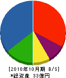 平尾工務店 貸借対照表 2010年10月期