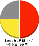 高田プラント 損益計算書 2009年3月期