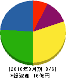 坂本工業 貸借対照表 2010年3月期