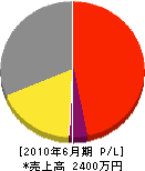 藤田水道工業 損益計算書 2010年6月期