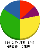 須藤開発興業 貸借対照表 2012年6月期