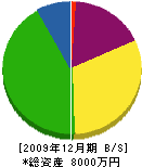 山田設備工業 貸借対照表 2009年12月期
