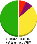 石井組 貸借対照表 2009年12月期