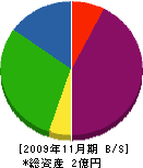 竹内工業 貸借対照表 2009年11月期