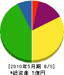 三成港湾 貸借対照表 2010年5月期