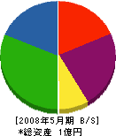 早川工芸 貸借対照表 2008年5月期