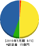 佐々木建設 貸借対照表 2010年5月期