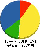 家山鉄工所 貸借対照表 2009年12月期