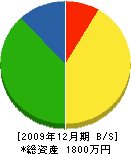 橋村電気商会 貸借対照表 2009年12月期
